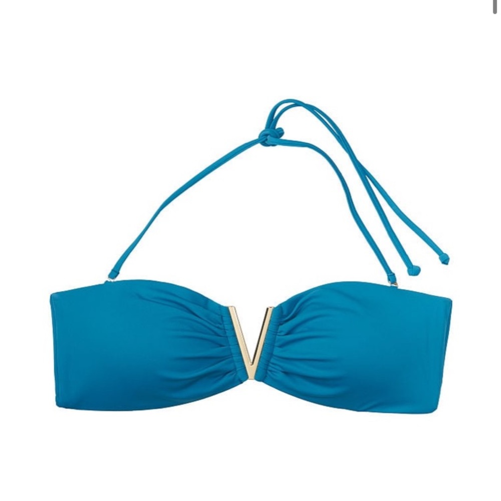 VICTORIA'S SECRET SWIM
V-Hardware Bandeau Bikini Top in Cosmo blue XS